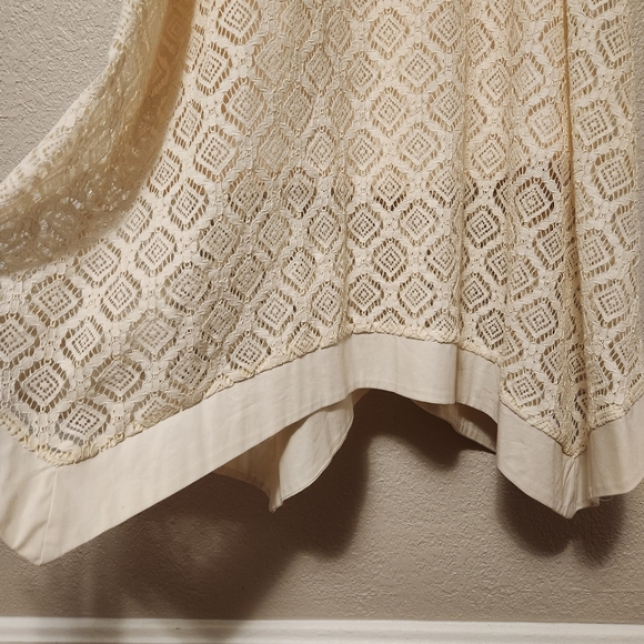 Nanette by Nanette Lepore Palomino Cream Crochet Midi Dress, Size: 8 - Picture 4 of 11